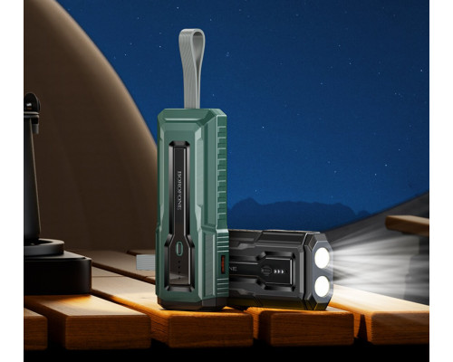 Зовнішній акумулятор BOROFONE BJ54 Graceful 22.5W+PD20W fully compatible flashlight power bank (10000mAh) Black (6941991111617)