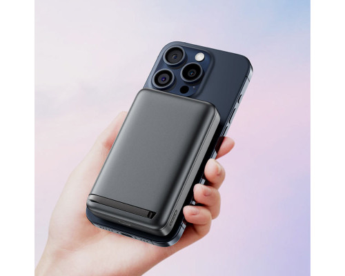 Зовнішній акумулятор ACEFAST M11 PD30W Qi2 magnetic wireless charging power bank Black (6974316282341)