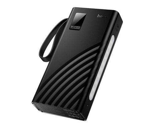 Зовнішній акумулятор Hoco J155 Shine 22.5W+PD20W+light 4-cable power bank(20000mAh) (6942007652117)