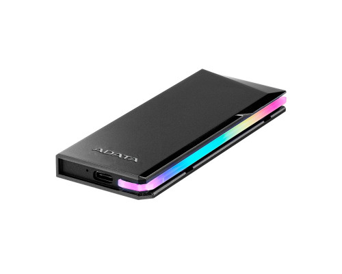 Зовнішня кишеня для накопичувача A-DATA EC700G для SSD M.2 PCIe/SATA USB3.2 Gen2 Type-C Black (AEC700GU32G2-CGY)