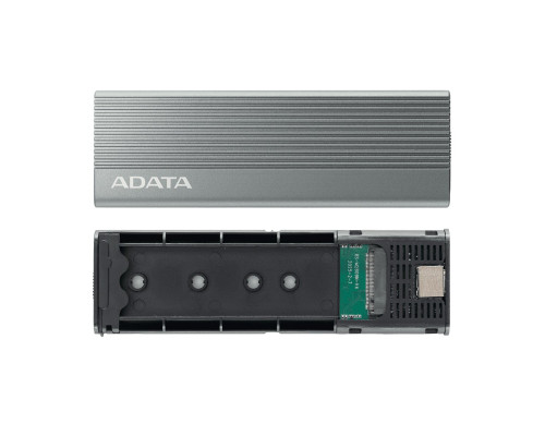 Зовнішня кишеня для накопичувача A-DATA EC680 для SSD M.2 PCIe USB3.2 Gen2 Type-C Gray (EC680-CCGY)