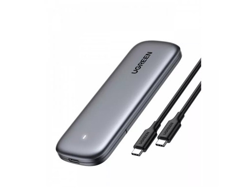 Зовнішня кишеня для накопичувача UGREEN USB-C Female to M.2 M-Key 10G Enclosure C TO C Cable 50cm (UGR-10902)