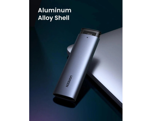 Зовнішня кишеня для накопичувача UGREEN USB-C Female to M.2 M-Key 10G Enclosure C TO C Cable 50cm (UGR-10902)