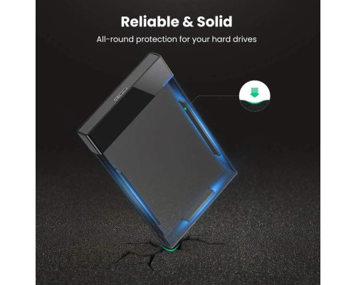 Зовнішня кишеня для накопичувача UGREEN US221 2.5 Inch Hard Drive Box (UGR-30848) (UGR-30848)