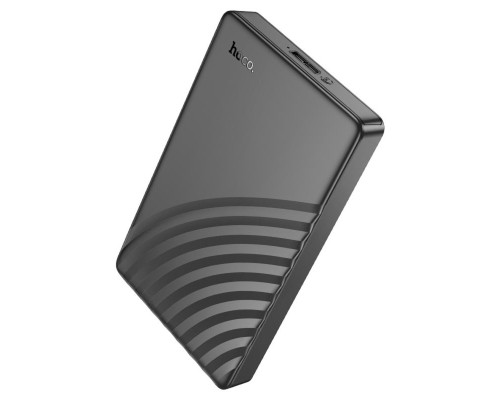 Зовнішній карман HOCO HB46 USB3.0 2.5-inch SATA hard drive enclosure Black (6942007628266)