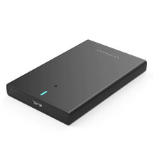 Зовнішній карман Vention 2.5 Inch SATA Hard Drive Enclosure (USB 3.0 Micro-B) Black (KPAB0) (KPAB0)