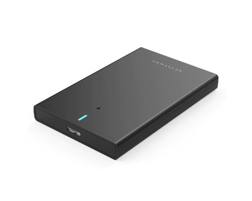 Зовнішній карман Vention 2.5 Inch SATA Hard Drive Enclosure (USB 3.0 Micro-B) Black (KPAB0) (KPAB0)